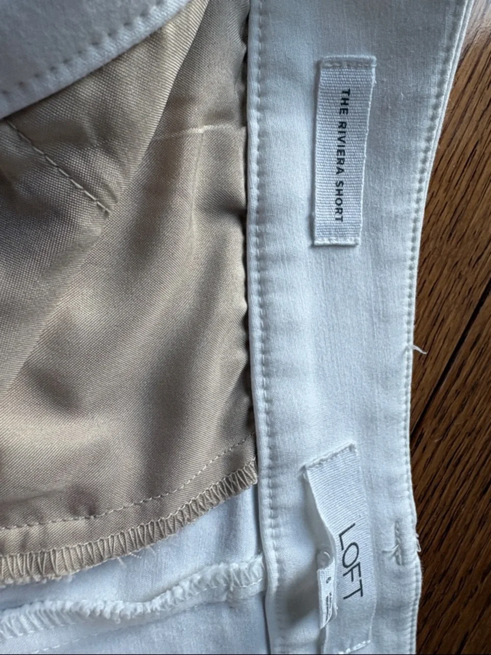 LOFT White The Riviera Short size 6 Tailored Shorts - Picture 4 of 16